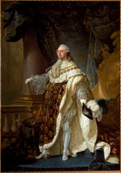 Porträt von Ludwig XVI. im Krönungsgewand