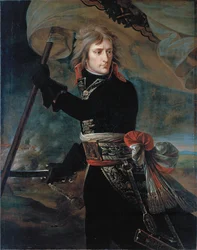 Napoleon Bonaparte auf der Brücke von Arcole