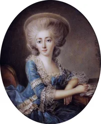 Madame de Montesson (1738-1806), von Antoine Vestier (1740-1824)