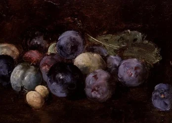 Stillleben mit Pflaumen, 1874