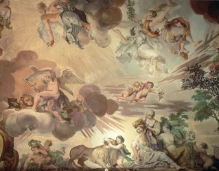 Der Triumph des Friedens über den Krieg (Detail)