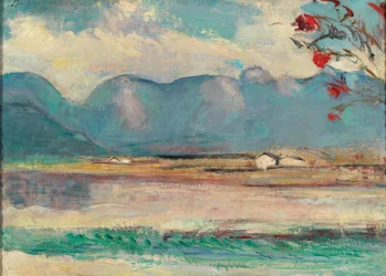 Pinzgauer Landschaft mit dem Steinernen Meer, um 1916