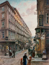 Spiegelgasse im Zentrum von Wien