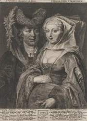 Heiliger Pepin I und seine Tochter, Heilige Begga, 1732