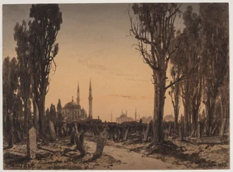 Türkischer Friedhof. Skutari