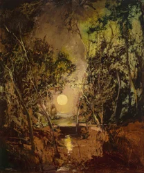 Anton Müller-Wischin Mondaufgang