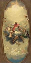 St. Eusebius wird in den Himmel getragen, um 1757