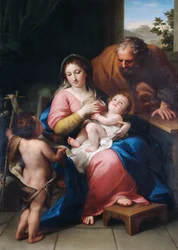 Die Heilige Familie mit dem kleinen Johannes
