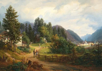 Blick auf Bad Ischl