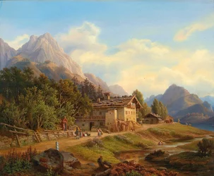 Partie am Hintersee in der Ramsau bei Berchtesgaden