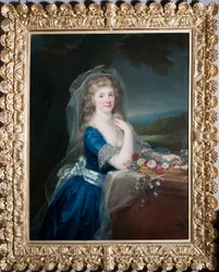 Porträt von Anna Pieri Brignole-Sale (Brignole Sale) (1765-1815) Gemälde von Anton von Maron (1733-1808) Genua, Musei di Strada Nuova