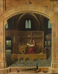 Heiliger Hieronymus in seinem Studierzimmer, ca. 1475