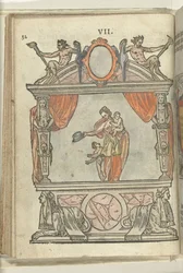 Szene mit Personifikation der Liebe (Charitas), 1578
