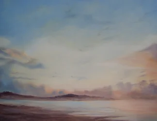 Instow Beach, Trennung der Gezeiten, 2014