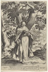 Landschaft mit dem Heiligen Dominikus