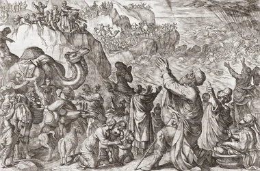 Das Rote Meer ertränkt die Armee des Pharaos