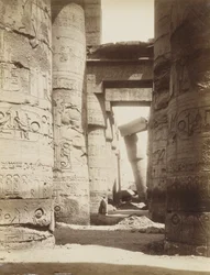 Innenraum der Hypostylhalle, Karnak