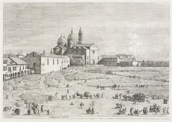 Ansichten: Kirche der Heiligen Justina in Prà della Valle, Padua, 1735-1746