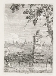 Ansichten: Das kleine Denkmal unter einem Baum