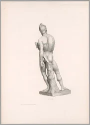 Ajax, Rückansicht, aus Oeuvre de Canova
