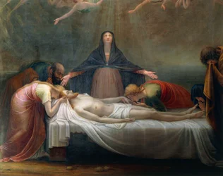 Beweinung Christi, von Antonio Canova (Detail)