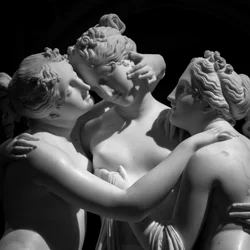 Antonio Canovas Statue Die drei Grazien, 2019