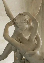 Psyche wird durch den Kuss von Amor wiederbelebt