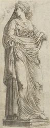 Frau nach rechts gewandt, 1540-45