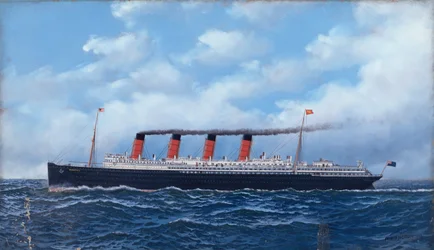 Der Cunard-Dampfer „Mauretania“