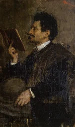 Porträt des Kritikers Saverio Kambo