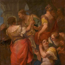 Achilles und die Töchter des Lykomedes, ca. 1680