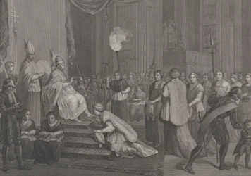 Krönung von Papst Pius VI., 1801.