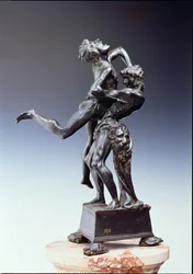 Herkules und Antäus, ca. 1475-80 (Bronze)