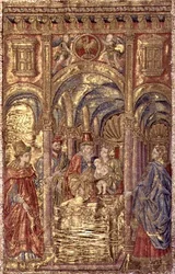 Die Beschneidung, Wandteppich mit Szenen aus dem Leben von Johannes dem Täufer