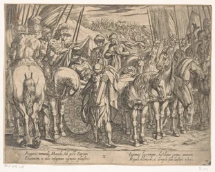 Alexander der Große findet den Körper von Darius