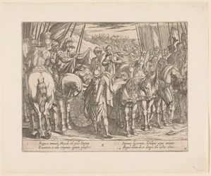 Alexander der Große findet den Körper von Darius