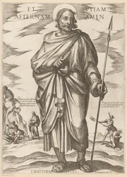 Der heilige Matthias (Christus, Maria und die Apostel)