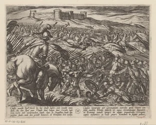Julius Civilis setzt das Land mit Hilfe von Deichen unter Wasser