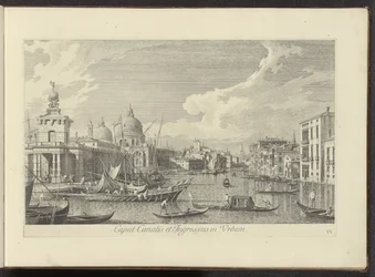 Ansicht des Canal Grande in Venedig