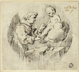 Der heilige Antonius von Padua mit dem Jesuskind