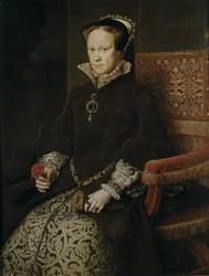 Porträt von Maria I. von England, 1554