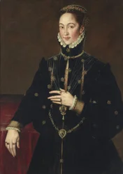 Porträt von Jerónima Enríquez de Guzmán, II. Marquesa de Las Navas