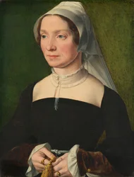 Ehefrau eines Mitglieds der Familie de Hondecoeter, 1543