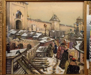 Moskau im 17. Jahrhundert, Buchläden auf der Christus-Erlöser-Brücke