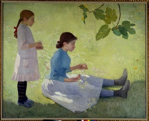 Der Blumenkranz (1861-1944), 1889, Privatsammlung