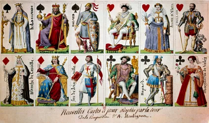 Französische historische Figuren von Karl dem Großen bis Heinrich IV.