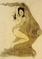 Illustration aus Les Fleurs du Mal, Gedichte von Charles Baudelaire, 1899