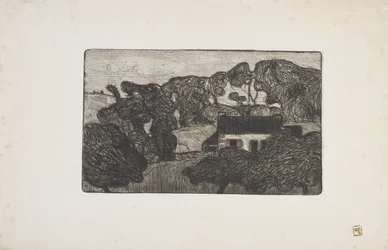 Ferme entourée d