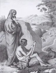 Giotto und Cimabue, aus L