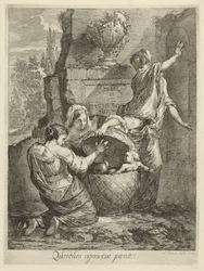 Erichthonius gefunden von den drei Töchtern des Cecrops